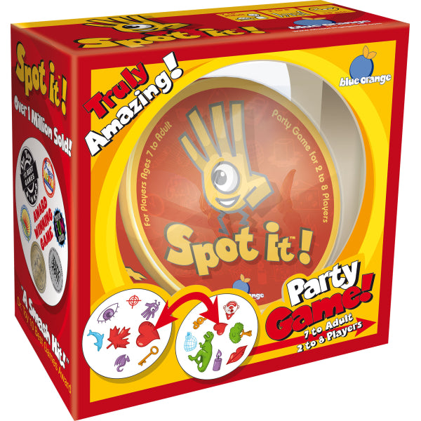 Spot It! [Card Game, 2-8 Players, Ages 7+]