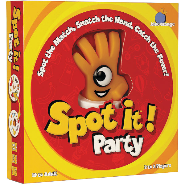Spot It! Party [Card Game, 2-8 Players, Ages 10+]