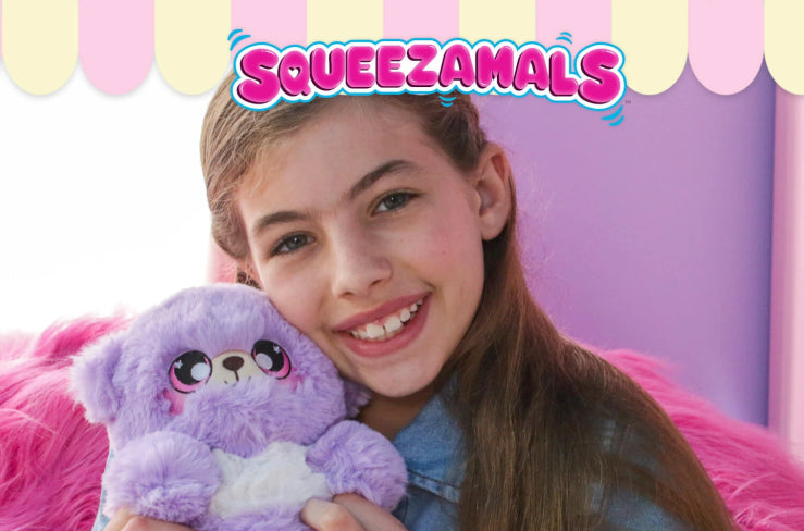 Squeezamals Scented Plush - Nellie the Narwhal [Toys, Ages 4+]