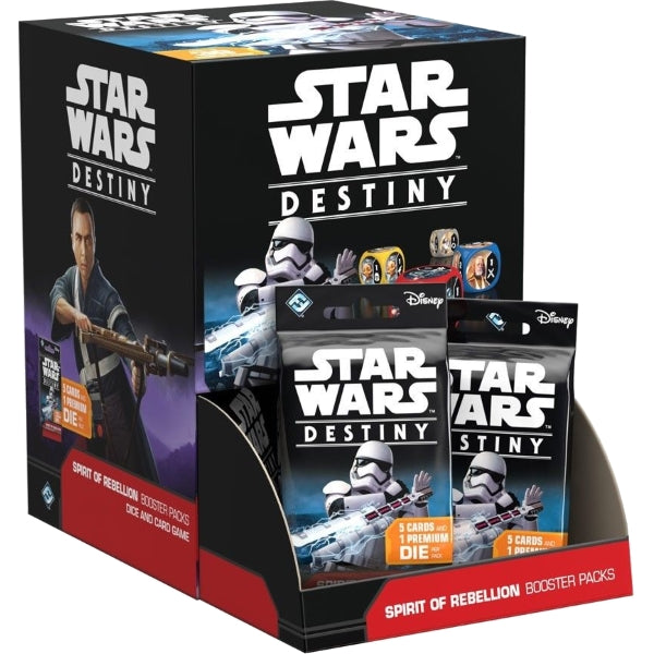 Star Wars Destiny TCG: Spirit of Rebellion Booster Box - 36 Packs, Dice Included