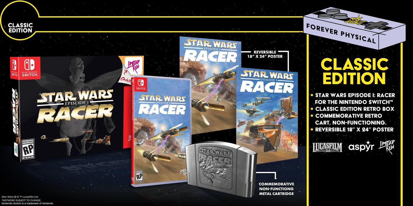 Star Wars Episode I: Racer - Classic Edition - Limited Run #077 [Nintendo Switch]