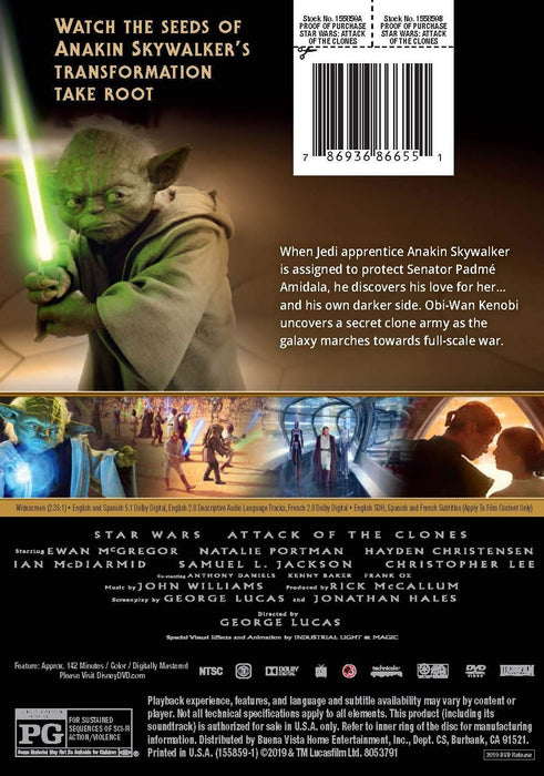 Star Wars: Episode II - Attack of the Clones [DVD]