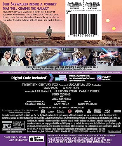 Star Wars: Episode IV - A New Hope [Blu-ray + Digital]