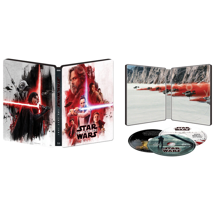 Star Wars: Episode VIII - The Last Jedi - 4K Limited Edition Collectible SteelBook [Blu-ray + 4K UHD + Digital HD]