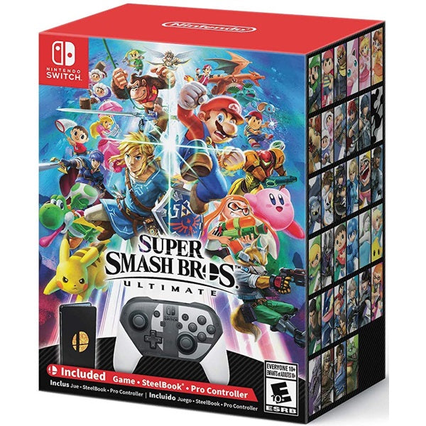 Super Smash Bros. Ultimate - Special Edition w/ SteelBook + Pro Controller [Nintendo Switch]