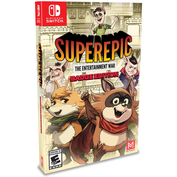 SuperEpic: The Entertainment War - Badge Edition [Nintendo Switch]