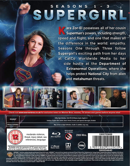 Supergirl: Seasons 1-3 [Blu-Ray Box Set]