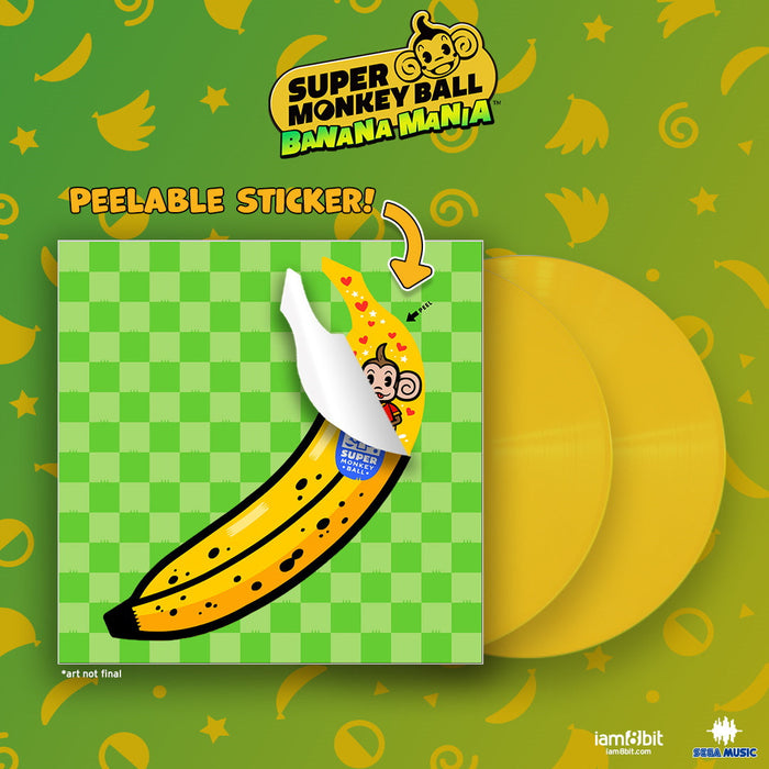 Super Monkey Ball: Banana Mania 2xLP Banana Yellow Vinyl Soundtrack [Audio Vinyl]