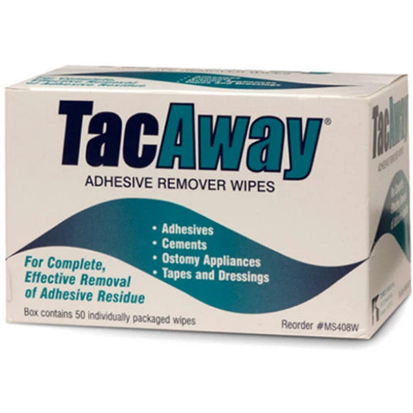 TacAway Adhesive Remover Wipes - 50-Count [Healthcare]