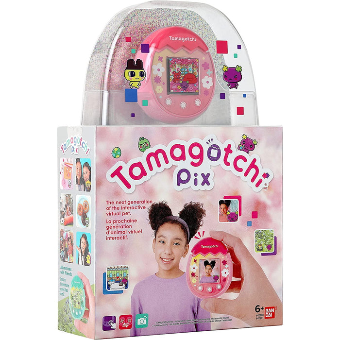 Tamagotchi Pix - Floral (Pink) [Toys, Ages 6+]
