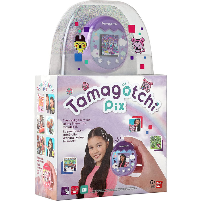 Tamagotchi Pix - Sky (Purple) [Toys, Ages 6+]