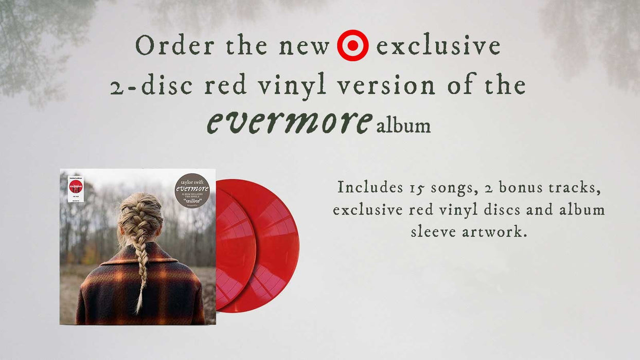 Taylor Swift - evermore - Limited Edition Red Vinyl [Audio Vinyl]