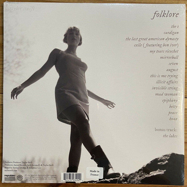 Taylor Swift - Folklore: The Running Like Water Edition Deluxe Vinyl [Audio Vinyl]