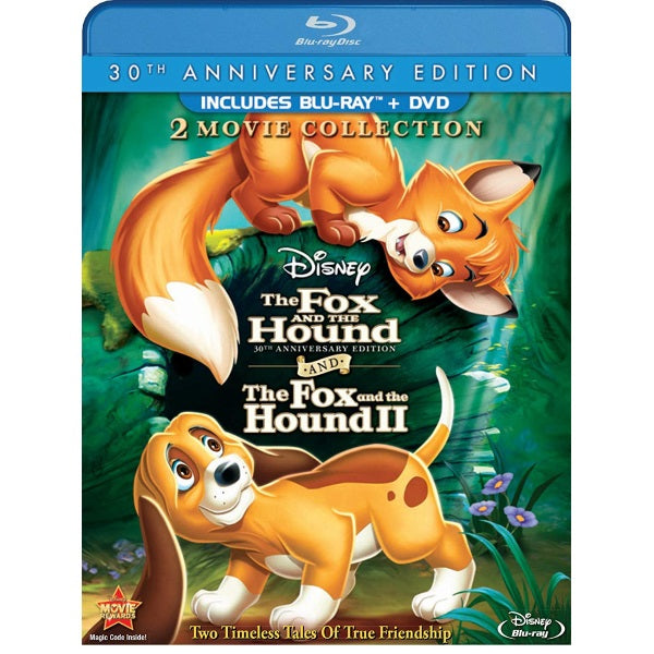 Disney's The Fox and the Hound + The Fox and the Hound 2 - 30th Anniversary Edition [Blu-Ray + DVD 2-Movie Collection]