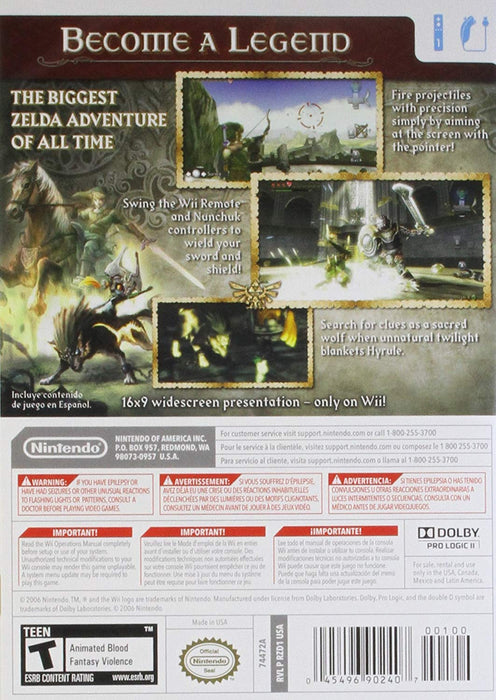 The Legend of Zelda: Twilight Princess [Nintendo Wii]
