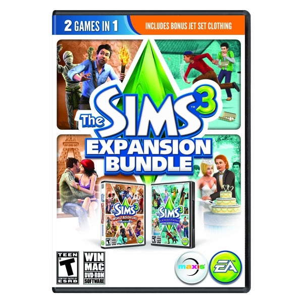 The Sims 3: Expansion Bundle - World Adventures + Generations [Mac & PC]
