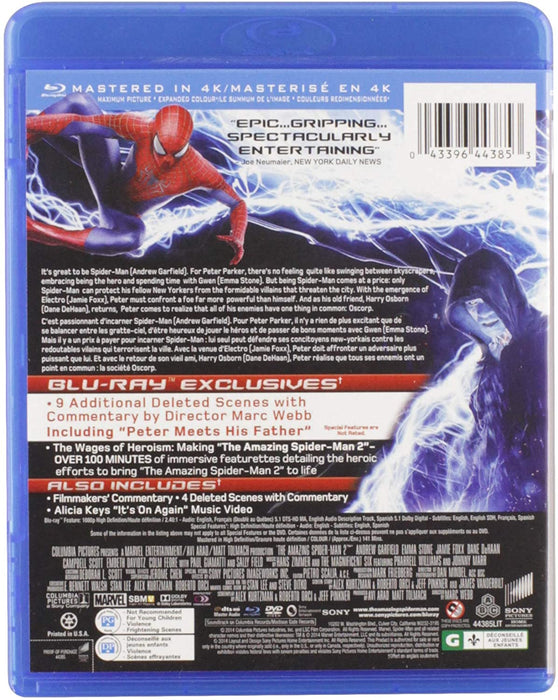 The Amazing Spider-Man 2 [Blu-ray + DVD]