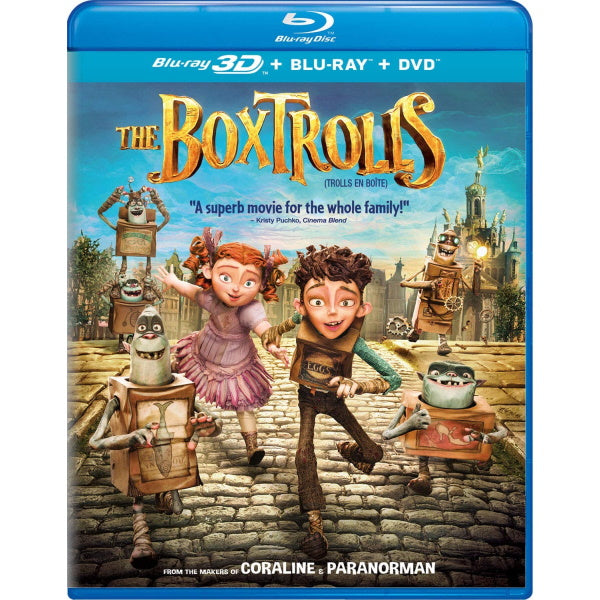 The Boxtrolls [3D + 2D Blu-ray + DVD]