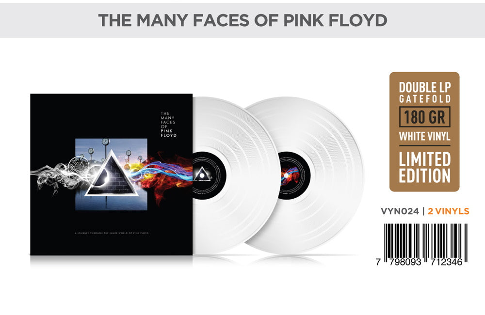 The Many Faces Of Pink Floyd - Limited Edition Double Gatefold White Vinyl [Audio Vinyl]