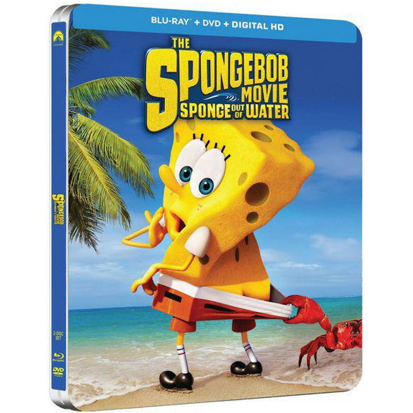 The SpongeBob Movie: Sponge Out of Water - Best Buy Exclusive SteelBook [Blu-ray + DVD + Digital]