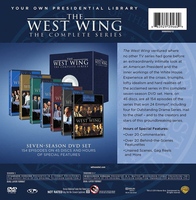The West Wing: The Complete Series - Seasons 1-7 [DVD Box Set]