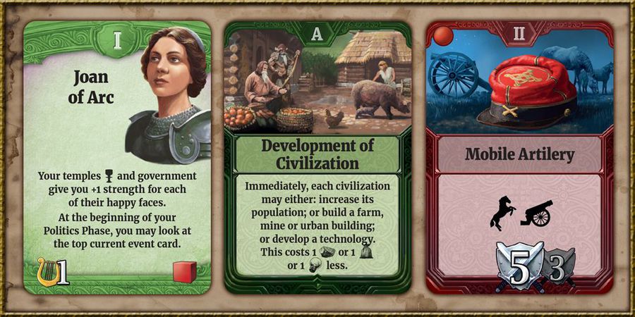 Through the Ages: A New Story of Civilization [Board Game, 2-4 Players]