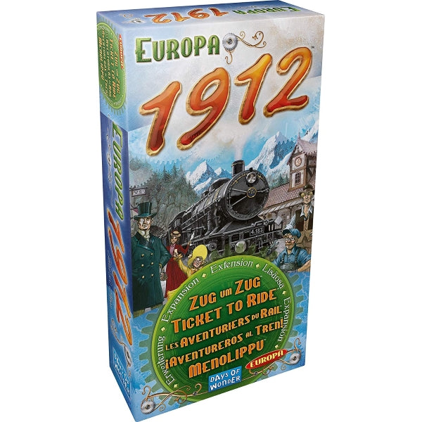 Ticket to Ride: Europa 1912 Expansion [Board Game, 2-5 Players]