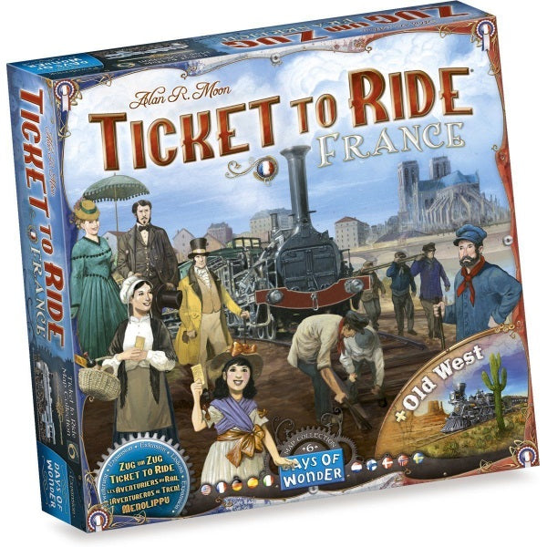 Ticket to Ride Map Collection: Volume 6 – France & Old West [Board Game, 2-6 Players]
