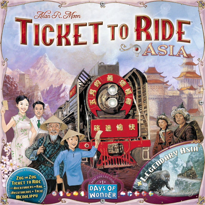 Ticket to Ride: Asia [Board Game, 2-6 Players]