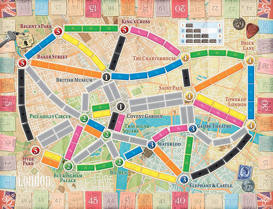 Ticket to Ride: London [Board Game, 2-4 Players]
