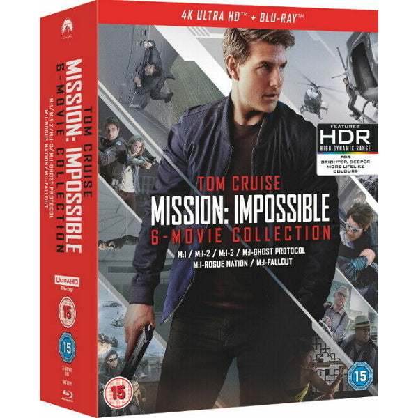 Tom Cruise Mission: Impossible - 6-Movie Collection [Blu-Ray + 4K UHD Box Set]
