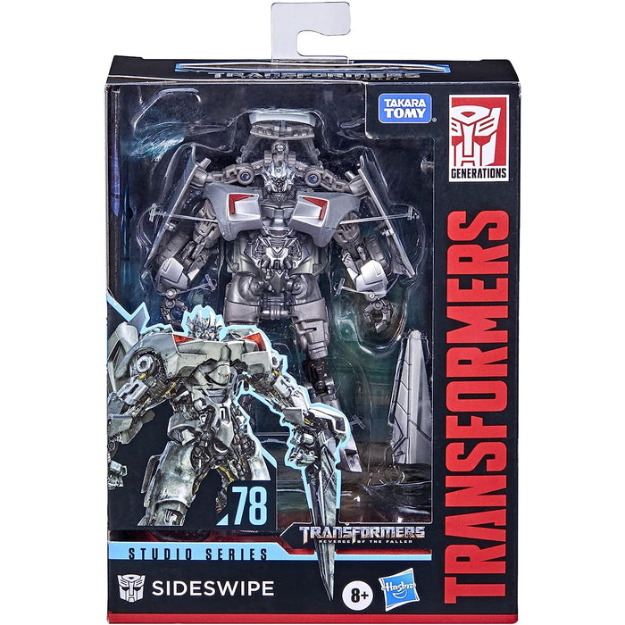 Transformers Studio Series 78 Deluxe Class Transformers: Revenge of the Fallen Sideswipe 4.5-Inch Action Figure [Toys, Ages 8+]