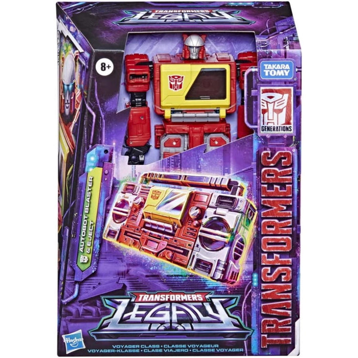 Transformers Toys Generations Legacy Voyager Autobot Blaster & Eject Action Figure [Toys, Ages 8+]