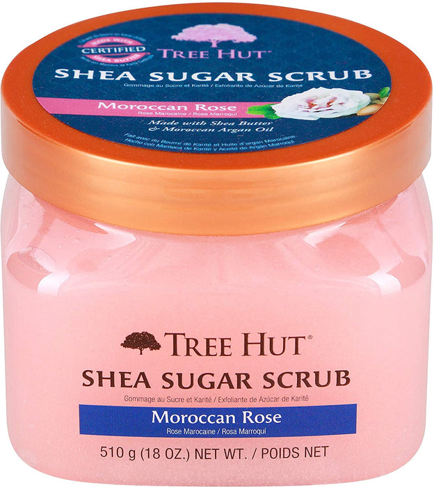 Tree Hut Shea Sugar Scrub Moroccan Rose - 510g / 18 Oz [Skincare]