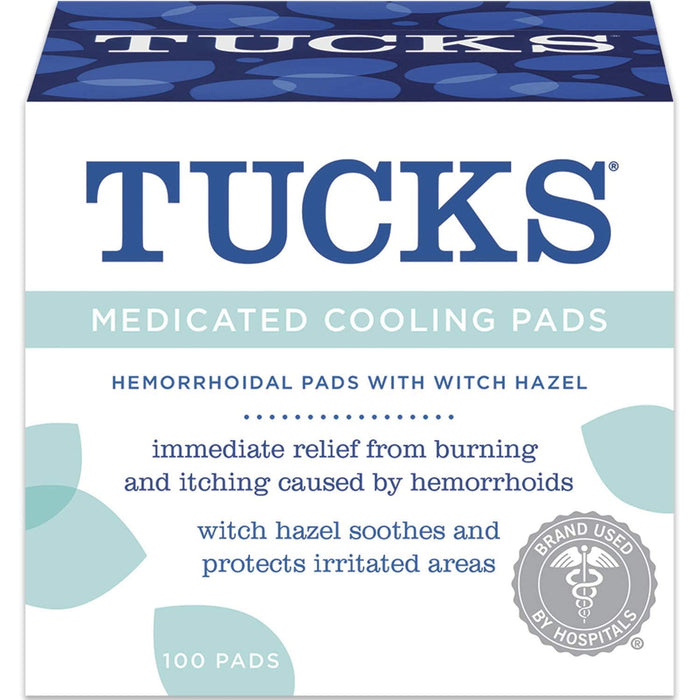 Tucks Medicated Cooling Hemorrhoid Pads - 100-Count [Healthcare]