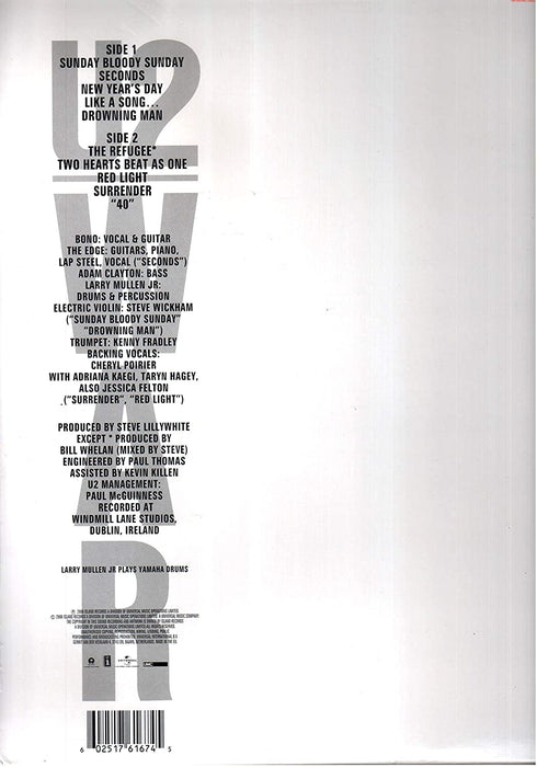 U2 - War (Remastered) [Audio Vinyl]