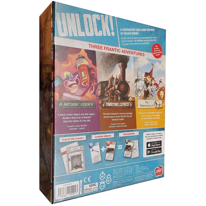 Unlock! Secret Adventures [Card Game, 1-6 Players, Ages 10+]
