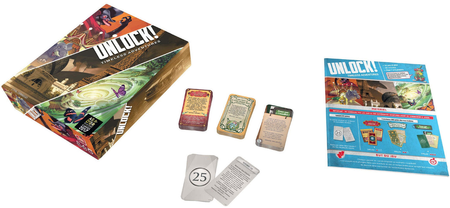Unlock! Timeless Adventures [Card Game, 1-6 Players, Ages 10+]