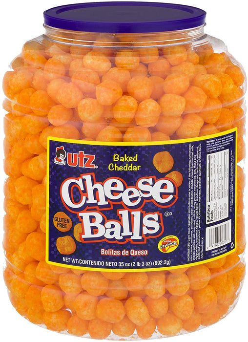Utz Baked Cheddar Cheese Balls - 992 g / 35 Oz [Snacks & Sundries]