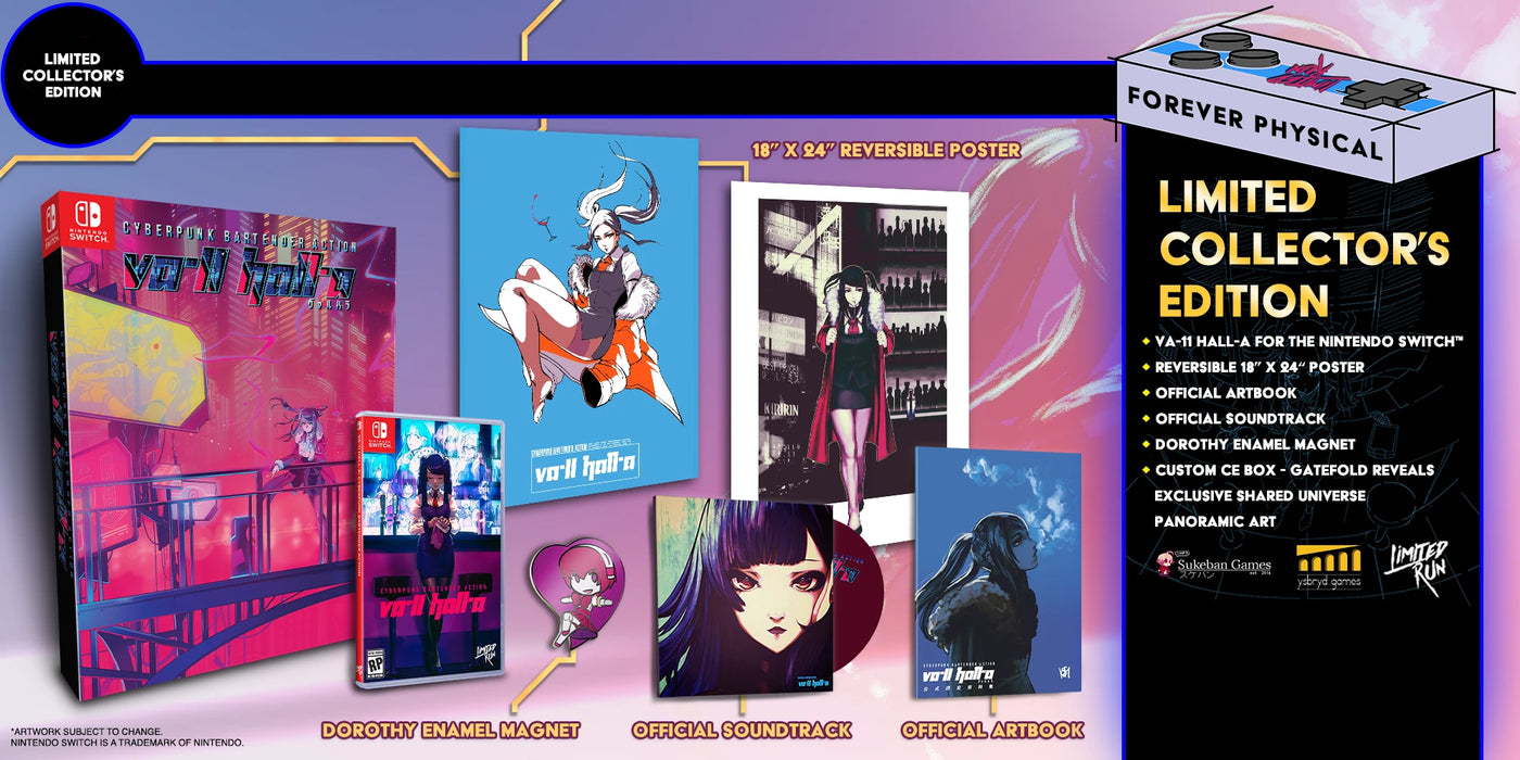 VA-11 Hall-A: Cyberpunk Bartender Action - Collector's Edition - Limited Run #053 [Nintendo Switch]