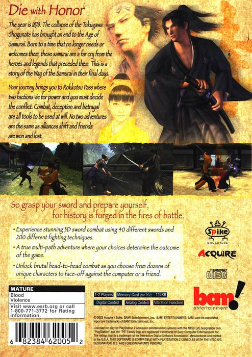 Way of the Samurai [PlayStation 2]