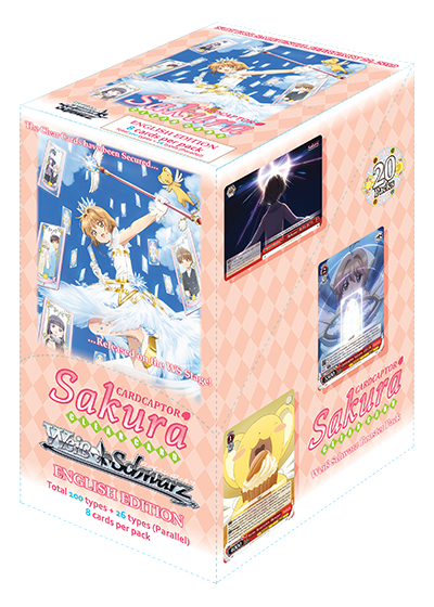 WeiB Schwarz - Cardcaptor Sakura: Clear Card Booster Box - 20 Packs [Card Game, 2 Players]