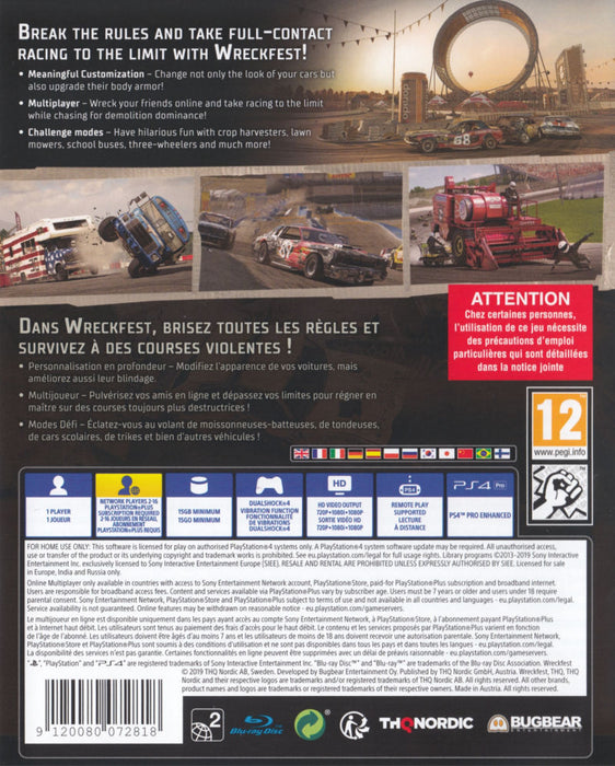 Wreckfest [PlayStation 4]