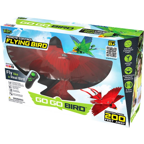 Zing Go Go Bird - Red [Toys, Ages 3+]
