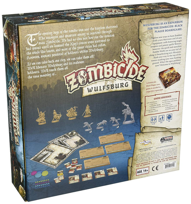 Zombicide: Black Plague - Wulfsburg Expansion [Board Game, 1-6 Players]